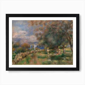 Peninsula Of Saint Jean, Pierre Auguste Renoir Art Print