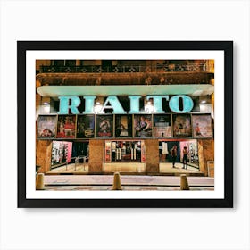 Le Rialto, Nice, France. Art Print