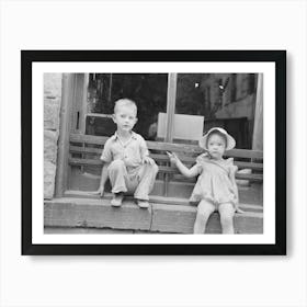 Untitled Photo, Possibly Related To Children Of Gold Miners At Mogollon, New Mexico By Russell Lee Art Print