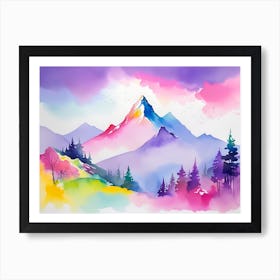 Mountain landscapes 7 Art Print