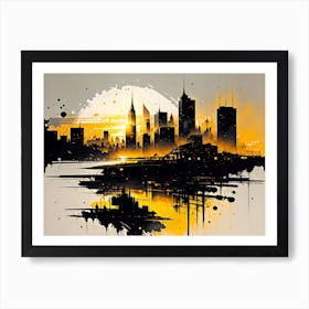 New York City Skyline 8 Art Print