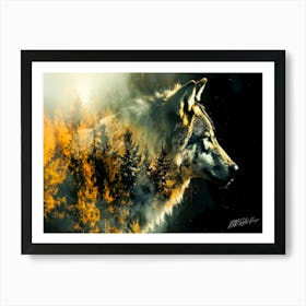 Wolf Blitzer - Wolf Habitat Art Print