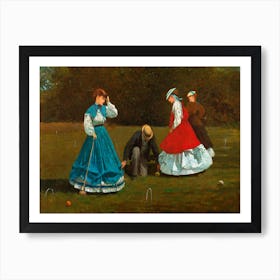 Croquet Scene (1866), Winslow Homer Art Print