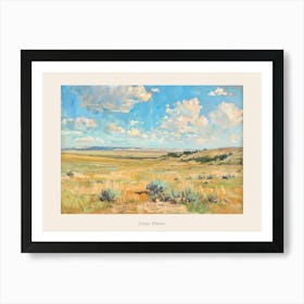 Western Landscapes Great Plains 4 Poster Art Print