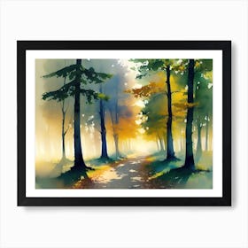 Walk In The Woods 6 Art Print