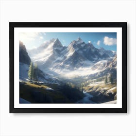 Elder Scrolls Art Print