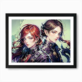 cute girl 2 Art Print