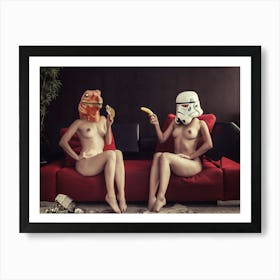 Art,Artwork ,Photo,Photography,Nude,Erotic,Erotic Art, Colorful,Burlesque,Mood,Starwars,Funny Art Print