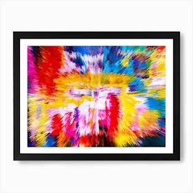 Acrylic Extruded Painting 147 Art Print