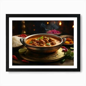 Indian Chicken Curry Art Print