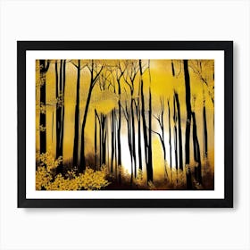 Autumn Forest 10 Art Print