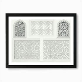Emile Prisses D’Avennes Pattern, Plate No, 108, La Decoration Arabe Art Print