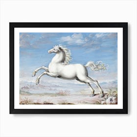 White Horse (1552–1601), Joris Hoefnagel Art Print