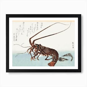 Lobster And Prawn, Utagawa Hiroshige Art Print