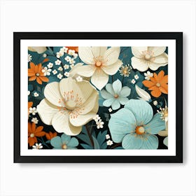 Flower Painting 1 Art Print