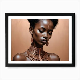 African Beauty 2 Art Print