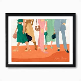 Fashion Girls Art Print