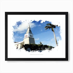 St Mark S Church, Bermuda, Caribbean Art Print