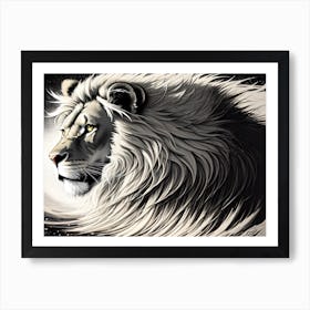 Lion Painting 56 Art Print