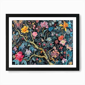 Contemporary Artwork Inspired By William Morris 10 Art Print