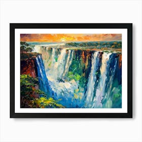 Victoria Falls Art Print