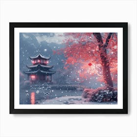 Chinese Pagoda 14 Art Print