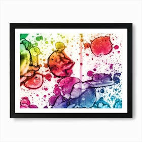 Abstraction Watercolor Balls 3 Art Print