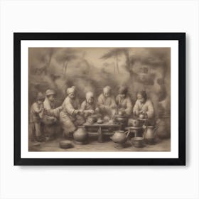 Chinese Cooking Art Print