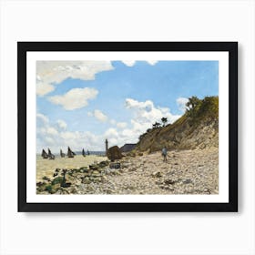 The Beach At Honfleur (1864–1866), Claude Monet Art Print