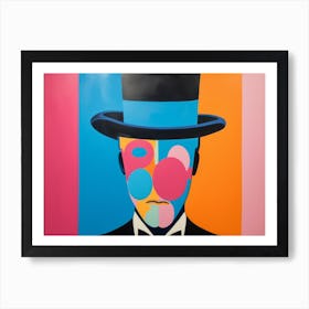 'Man In Top Hat' Art Print