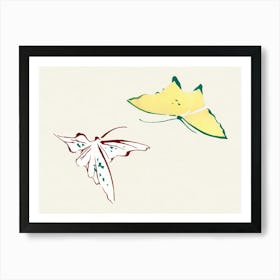 Abstract Butterfly, Cho Senshu Art Print