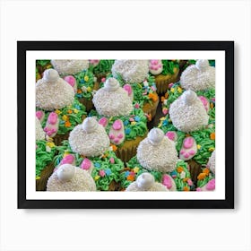 Easter Cupcakes 6 Art Print