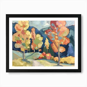 Fall Trees Art Print