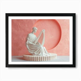 Harpist Art Print