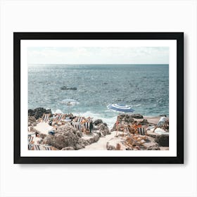 La Fontelina Beach Club, Capri Italy Art Print