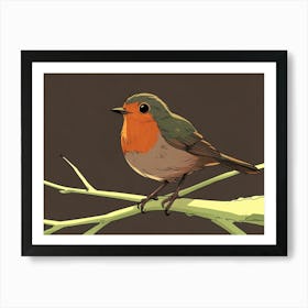 Robin 28 Art Print