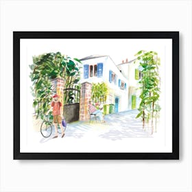 Summer Street Art Print