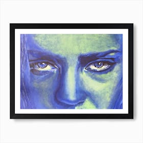 Blue Eyes Art Print