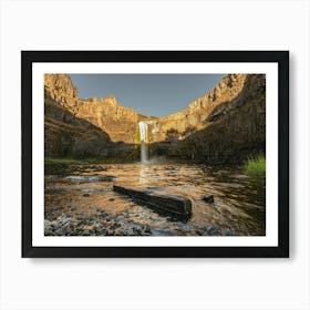 Waterfall Canyon Adventure Art Print