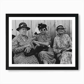 Women At 4 H Club Fair, Cimarron, Kansas By Russell Lee Art Print