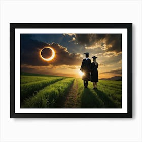 Eclipse Of The Sun 3 Art Print