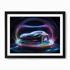 Futuristic Sports Car Art Print