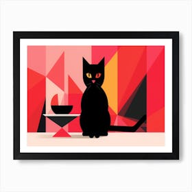 Black Cat 4 Art Print