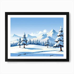 Winter Landscape 5 Art Print