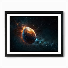 Nebula In Space Art Print