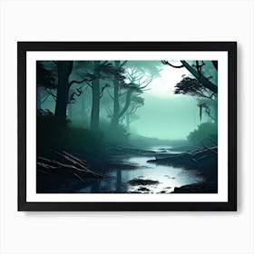 Dark Forest 2 Art Print