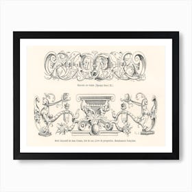 Renaissance Ornamental Designs, Albert Racine Art Print