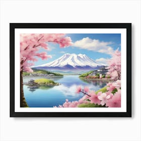 Cherry Blossoms In Japan 7 Art Print