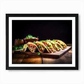 Mexican Tacos 4 Art Print