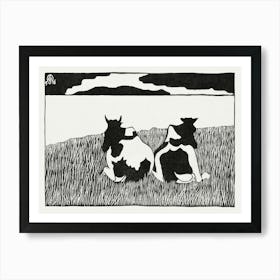 Cows (1916), Samuel Jessurun Art Print